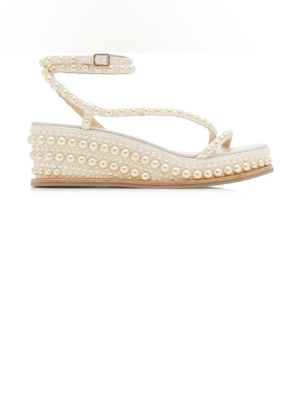 Jimmy Choo Drive Pearl-embellished Leather Espadrille Wedge Sandals 
$1,525 39.5 - Picture 3 of 15